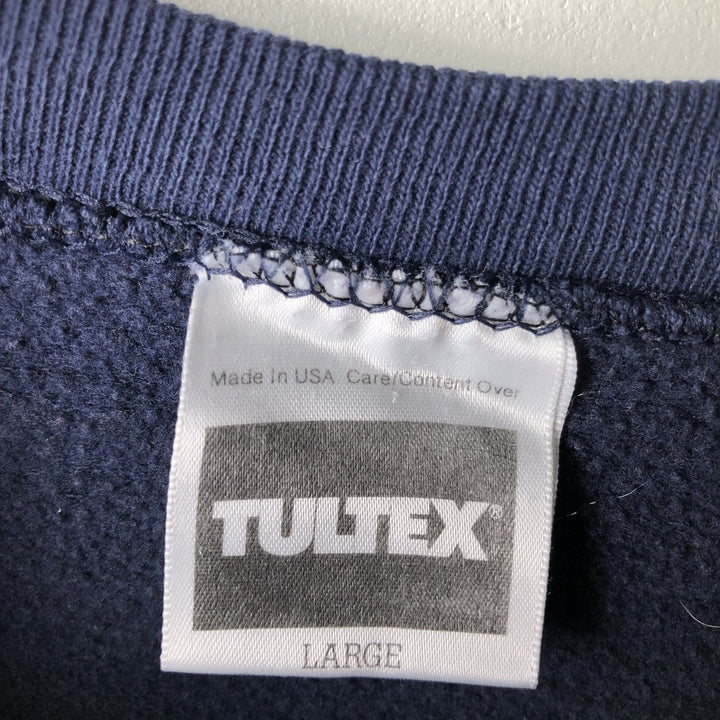 Vintage 1990'S Tartex University of Michigan college sweatshirt, made in the USA, size L, men's cotton navy blue type Vintage Second Hand