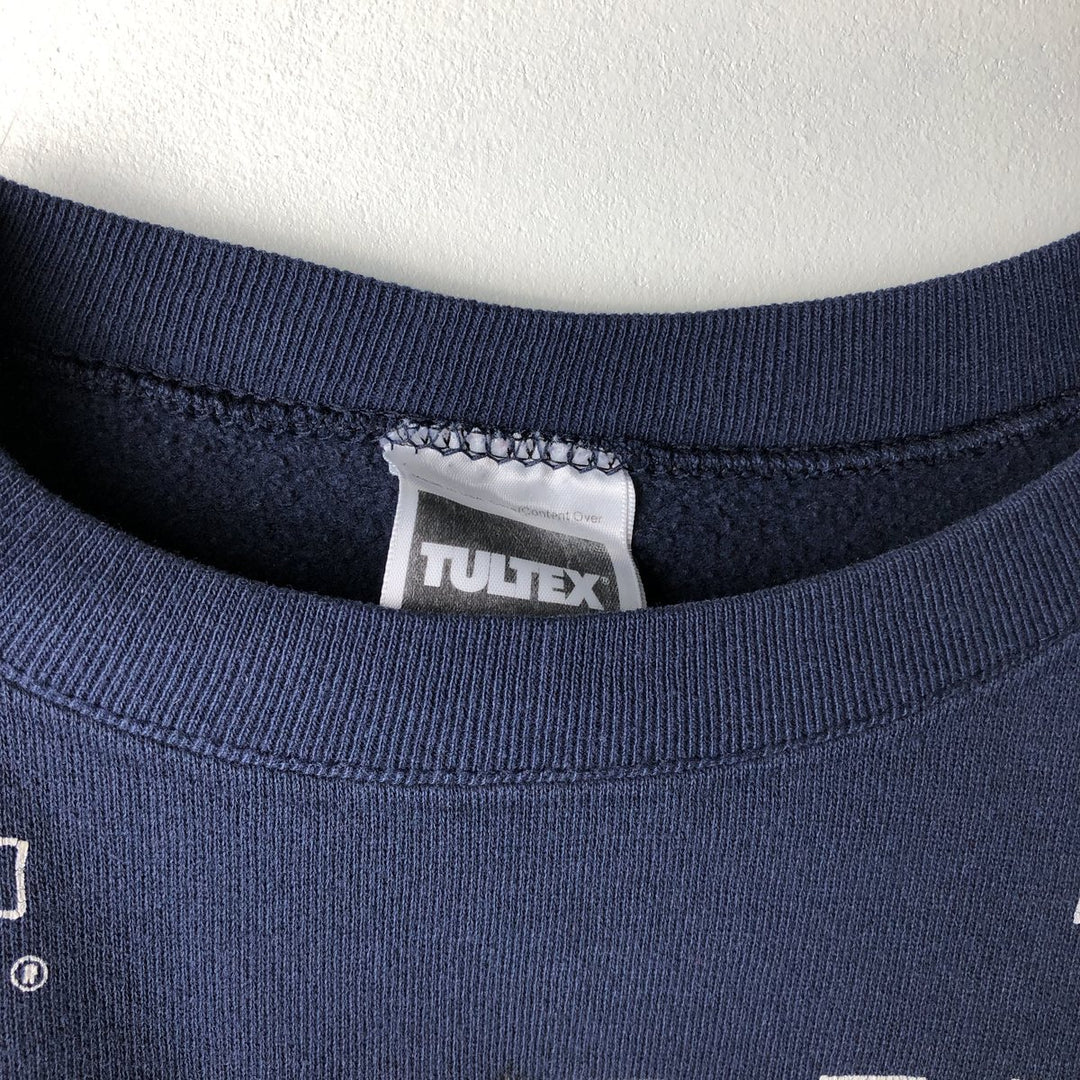 Vintage 1990'S Tartex University of Michigan college sweatshirt, made in the USA, size L, men's cotton navy blue type Vintage Second Hand