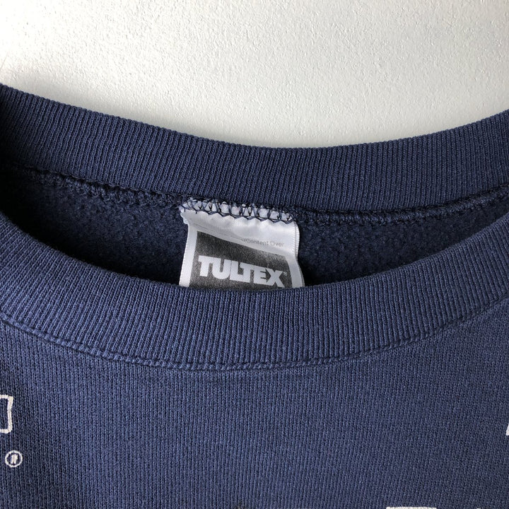 Vintage 1990'S Tartex University of Michigan college sweatshirt, made in the USA, size L, men's cotton navy blue type Vintage Second Hand
