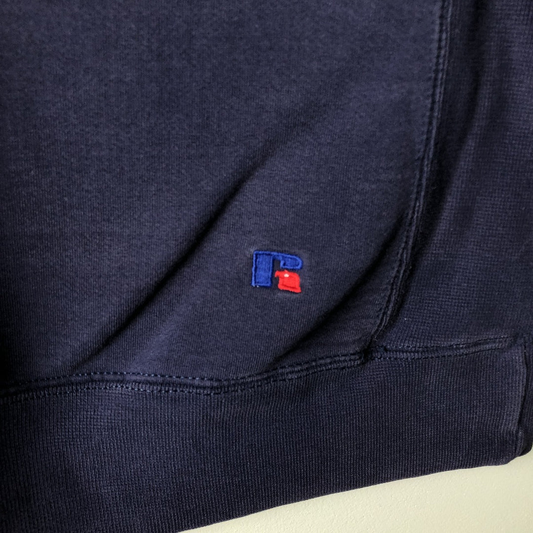 90'S Russell PRO COTTON PURDUE Purdue University College Sweatshirt, Made in USA, Men's XL, Vintage cotton navy blue type Vintage Second Hand