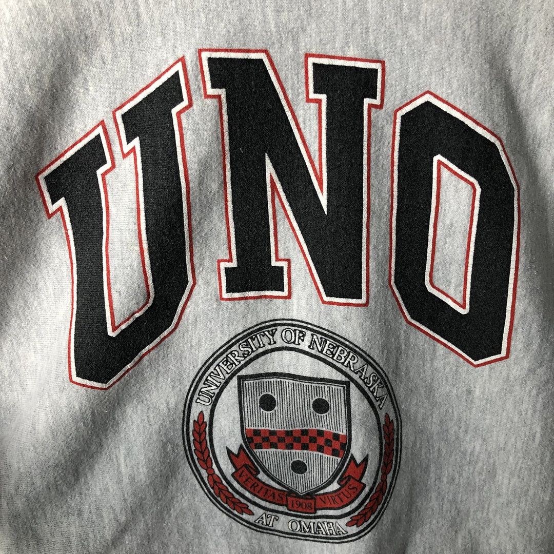 90'S Jansport College Sweatshirt, Made in USA, Men's M, Vintage unclear gray type Vintage Second Hand