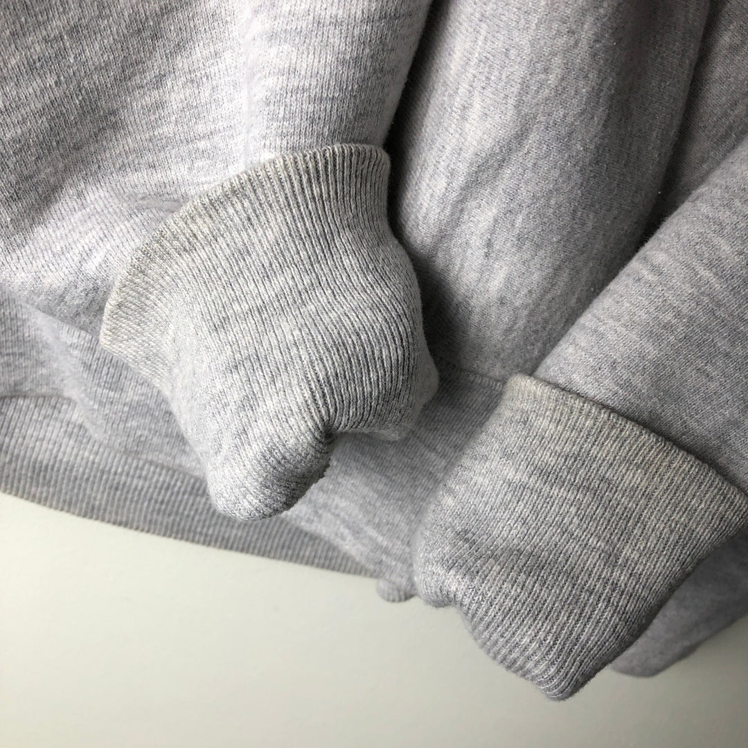 90'S Jansport College Sweatshirt, Made in USA, Men's M, Vintage unclear gray type Vintage Second Hand