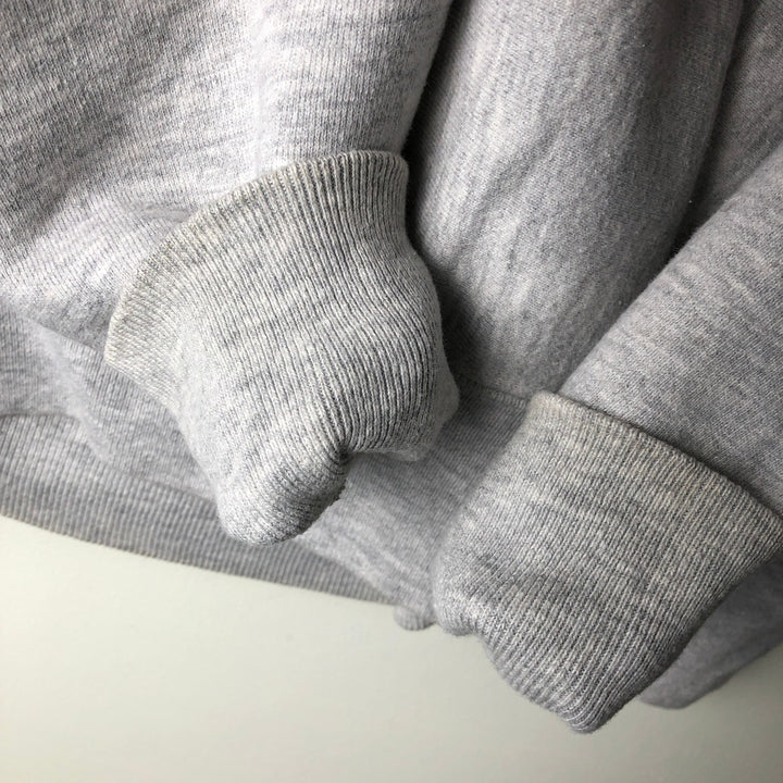 90'S Jansport College Sweatshirt, Made in USA, Men's M, Vintage unclear gray type Vintage Second Hand