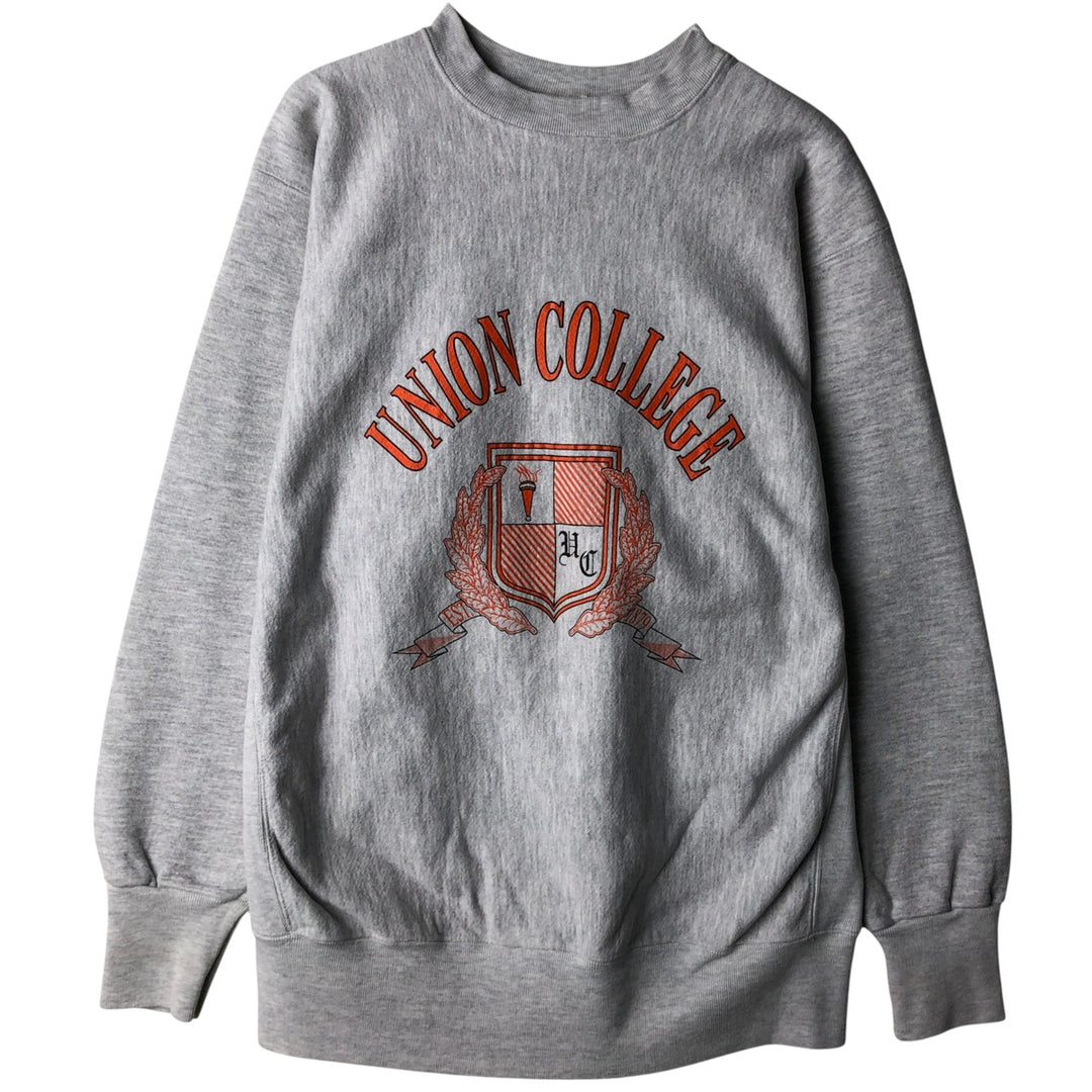 Vintage 90'S GRIBBLE college sweatshirt, made in the USA, men's size XL cotton gray type Vintage Second Hand