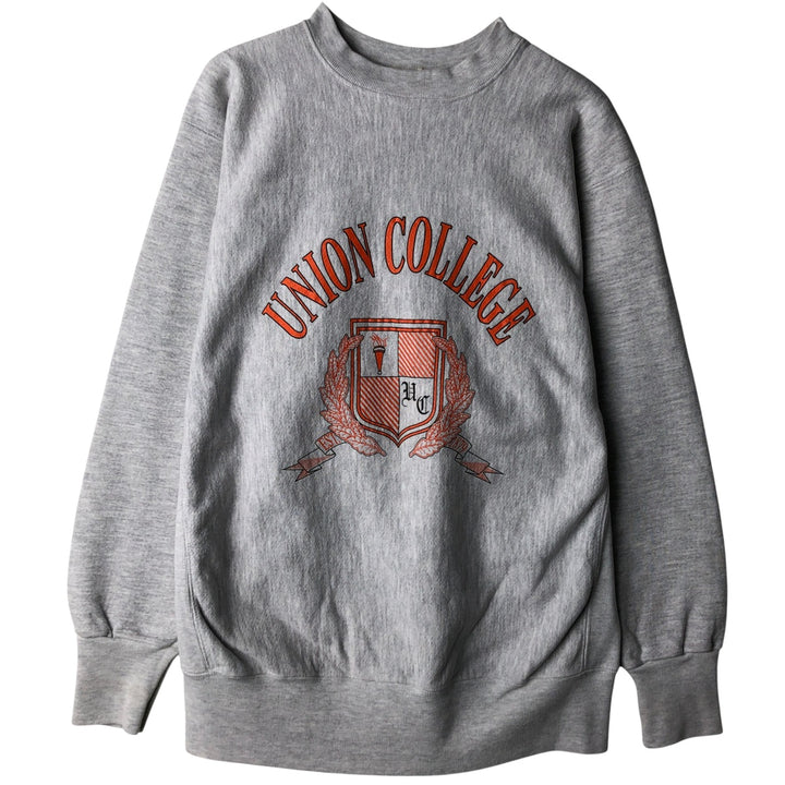 Vintage 90'S GRIBBLE college sweatshirt, made in the USA, men's size XL cotton gray type Vintage Second Hand