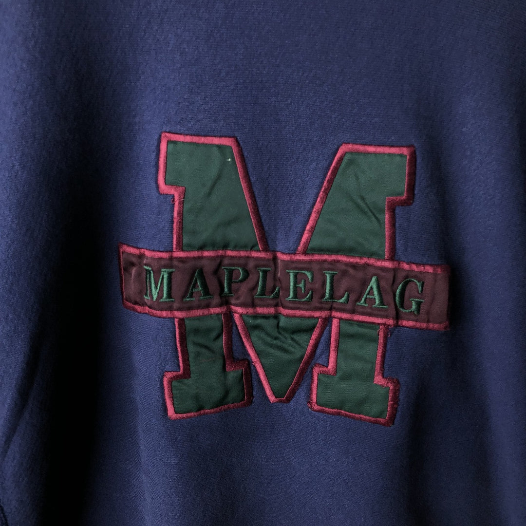Vintage 90'S Lee sweatshirt, made in the USA, men's size XL unclear navy blue type Vintage Second Hand