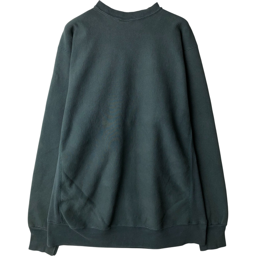 90'S MV SPORT PRO WEAVE University of Iowa 3-Piece Print College Sweatshirt, Made in USA, Men's Size XL cotton Green type dark green Vintage Second Hand