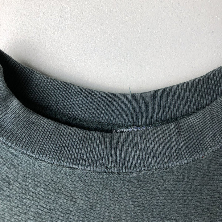 90'S MV SPORT PRO WEAVE University of Iowa 3-Piece Print College Sweatshirt, Made in USA, Men's Size XL cotton Green type dark green Vintage Second Hand
