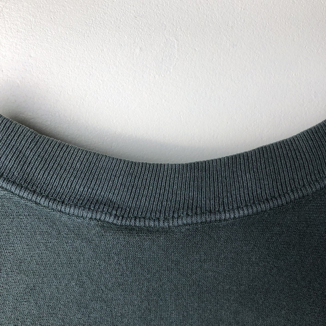 90'S MV SPORT PRO WEAVE University of Iowa 3-Piece Print College Sweatshirt, Made in USA, Men's Size XL cotton Green type dark green Vintage Second Hand