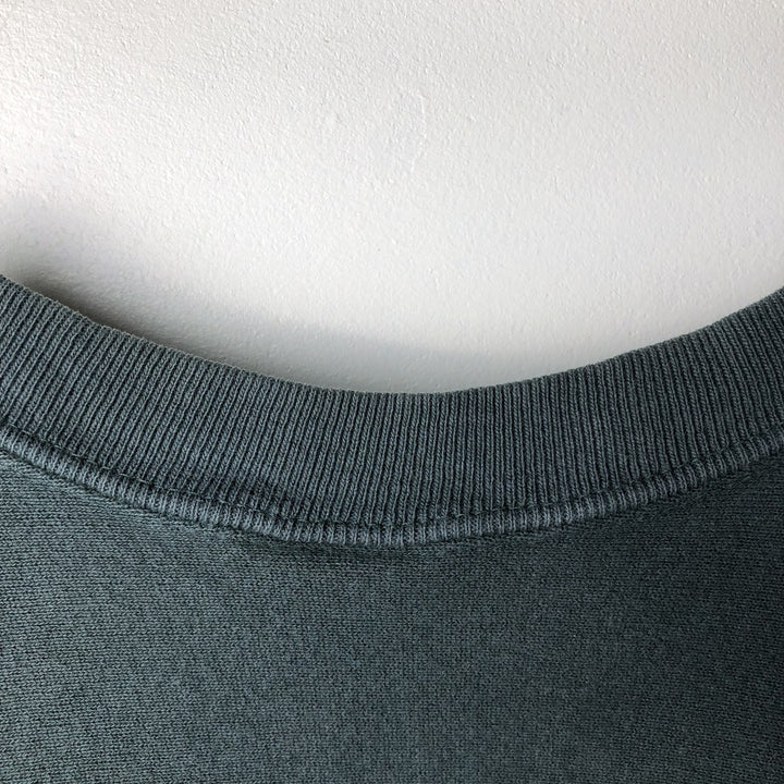 90'S MV SPORT PRO WEAVE University of Iowa 3-Piece Print College Sweatshirt, Made in USA, Men's Size XL cotton Green type dark green Vintage Second Hand