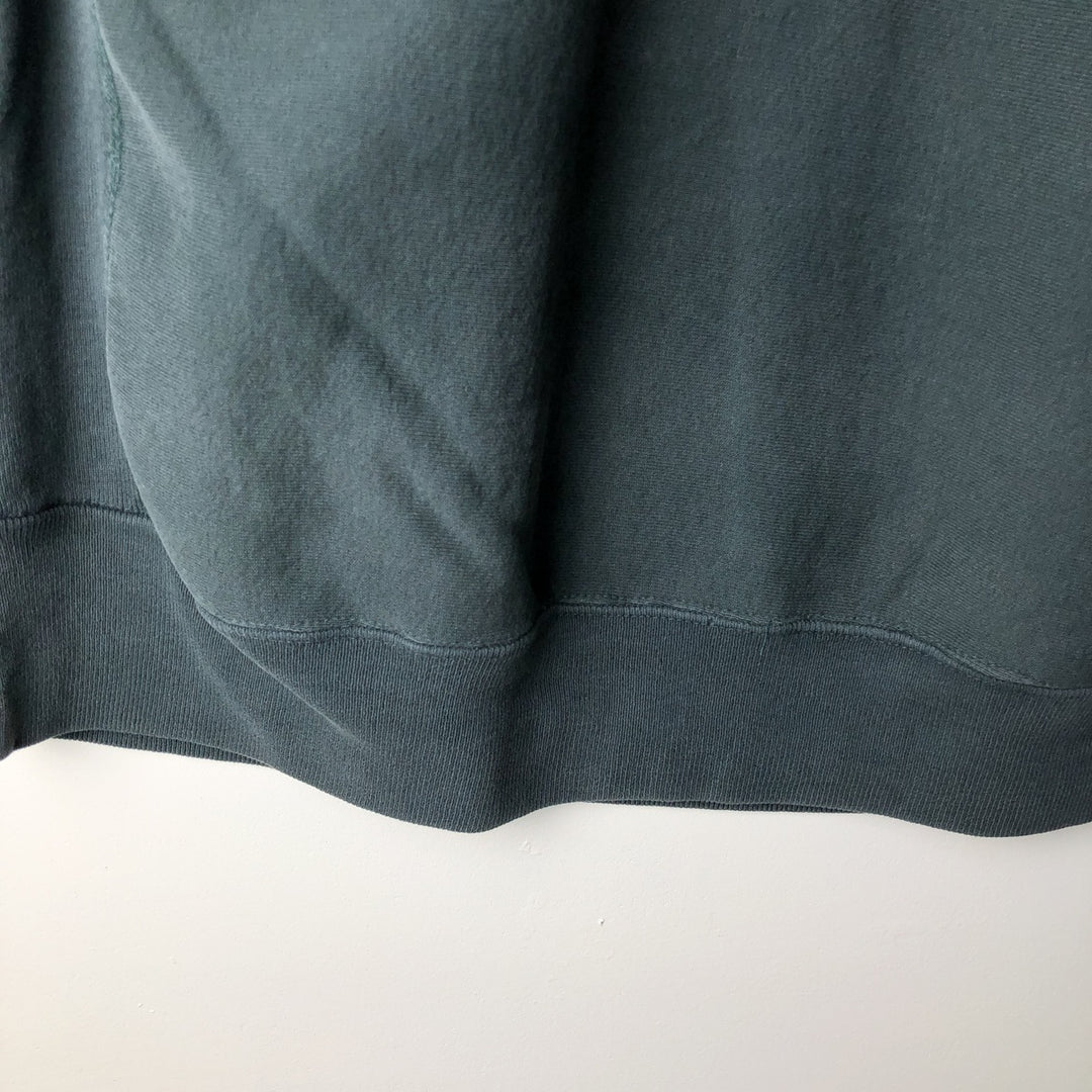 90'S MV SPORT PRO WEAVE University of Iowa 3-Piece Print College Sweatshirt, Made in USA, Men's Size XL cotton Green type dark green Vintage Second Hand