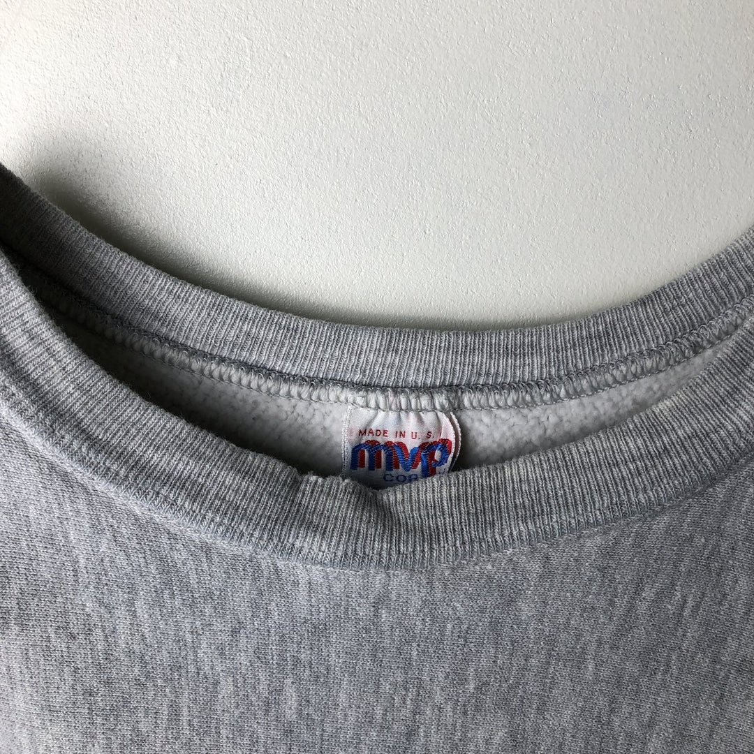 Vintage 90'S MVP Pro Weave triple print college sweatshirt, made in the USA, men's size XXL cotton gray type Vintage Second Hand