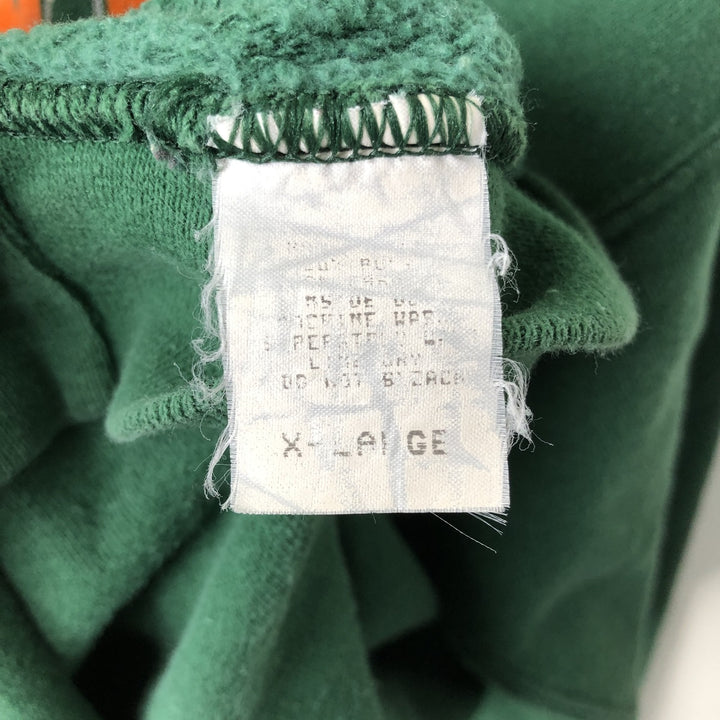 90'S 2020 HVYWT College Character Sweatshirt, Made in USA, Men's XL, Vintage cotton green type Vintage Second Hand