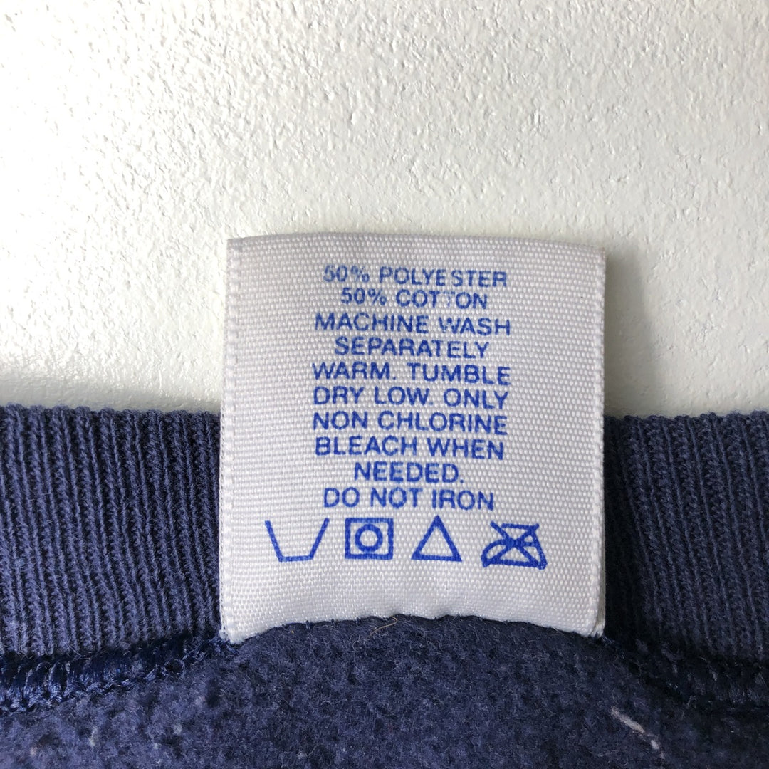 90'S ULTRA SWEATS Penn State University College Character Sweatshirt, Made in USA, Men's Size XL cotton navy blue type Vintage Second Hand