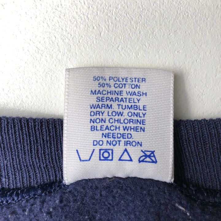 90'S ULTRA SWEATS Penn State University College Character Sweatshirt, Made in USA, Men's Size XL cotton navy blue type Vintage Second Hand