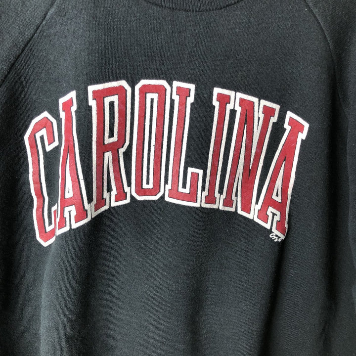 90'S CUSTOM T'S College Sweatshirt, Made in USA, Men's Size XL, Vintage cotton black type Vintage Second Hand