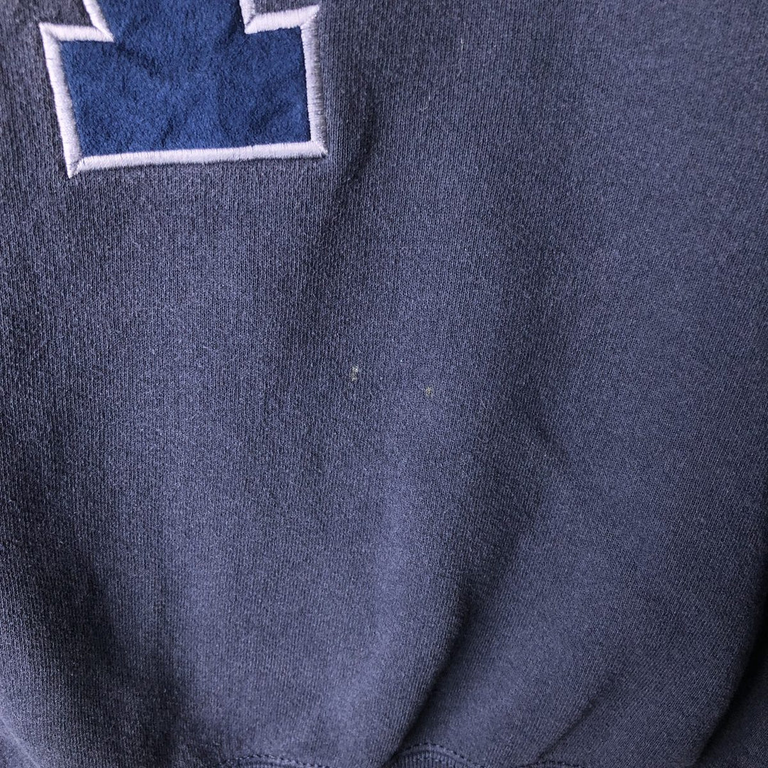 Vintage 90'S Jansport college sweatshirt, made in the USA, size M, men's. cotton navy blue type Vintage Second Hand