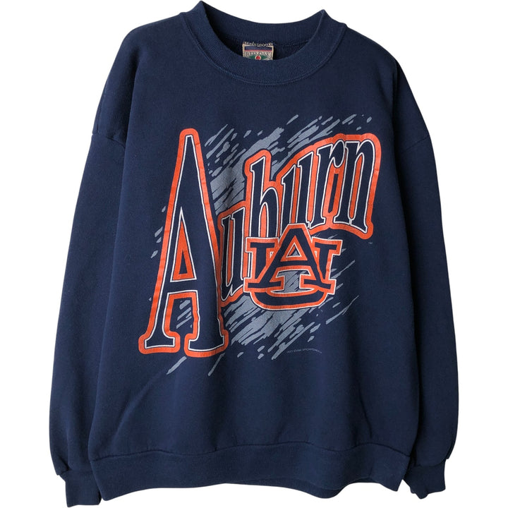 Vintage 90'S REDOAK college sweatshirt, made in the USA, size L, men's cotton navy blue type Vintage Second Hand
