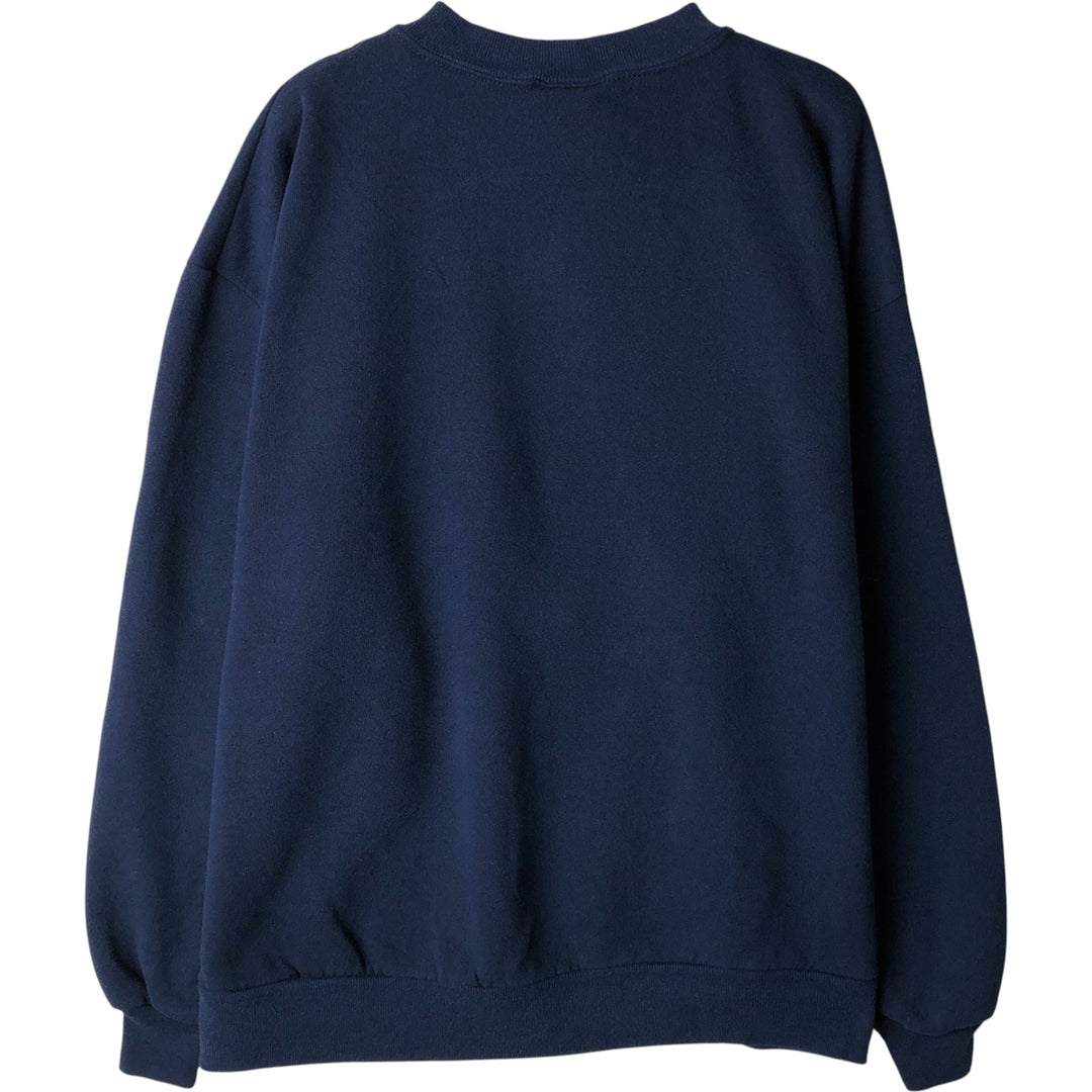 Vintage 90'S REDOAK college sweatshirt, made in the USA, size L, men's cotton navy blue type Vintage Second Hand
