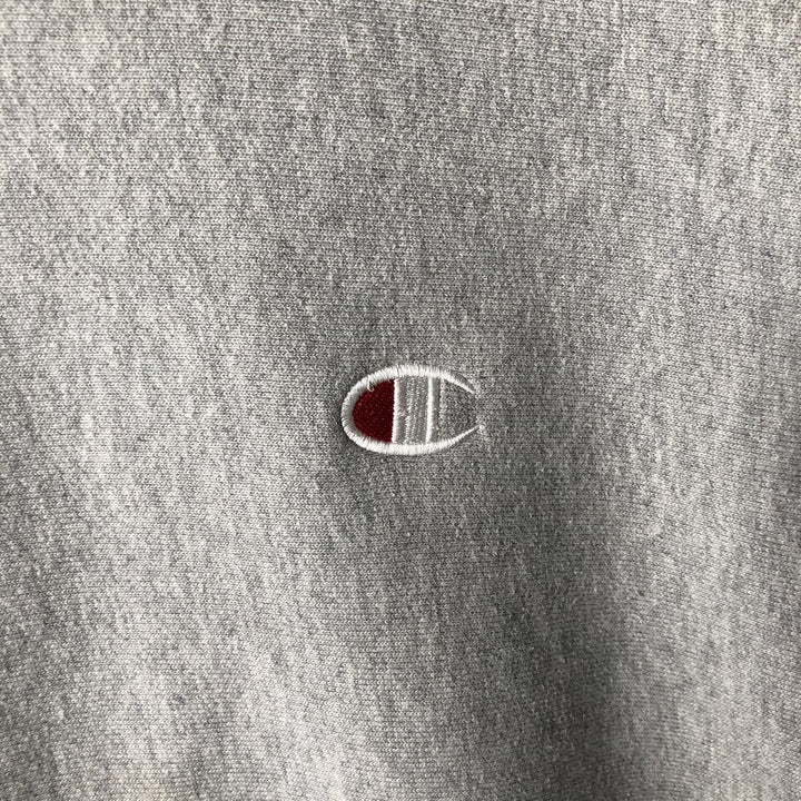 Champion Reverse Weave Logo Sweatshirt, Men's Size L cotton gray type Vintage Second Hand