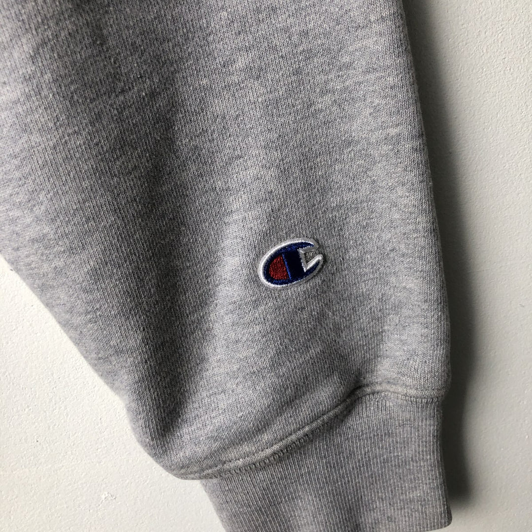 Champion Reverse Weave Logo Sweatshirt, Men's Size L cotton gray type Vintage Second Hand