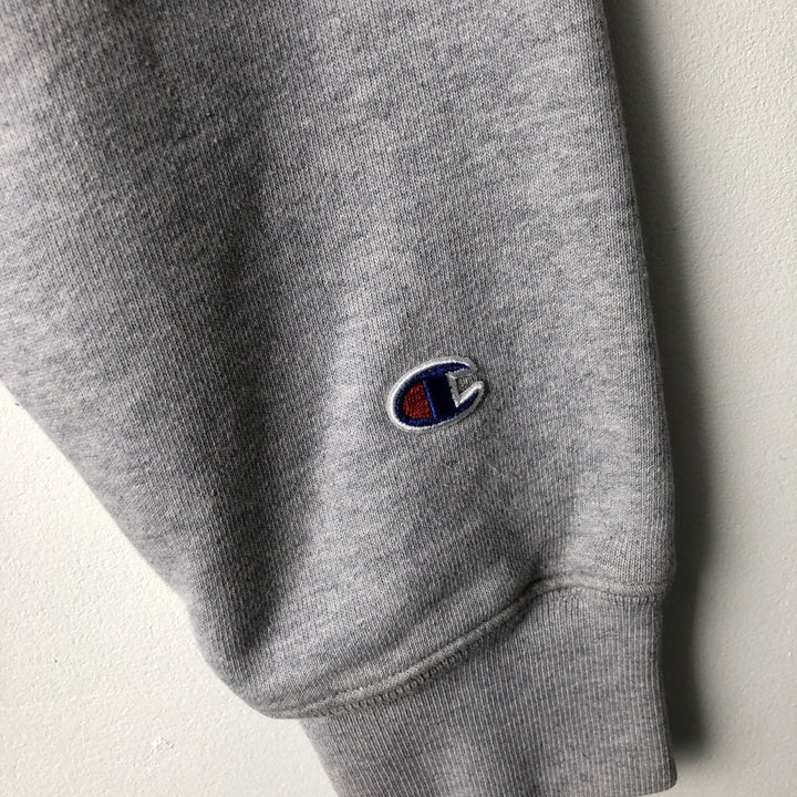 Champion Reverse Weave Logo Sweatshirt, Men's Size L cotton gray type Vintage Second Hand
