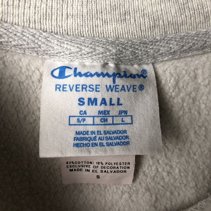 Champion REVERSE WEAVE Reverse Weave College Sweatshirt Trainer Men's S cotton gray type Vintage Second Hand