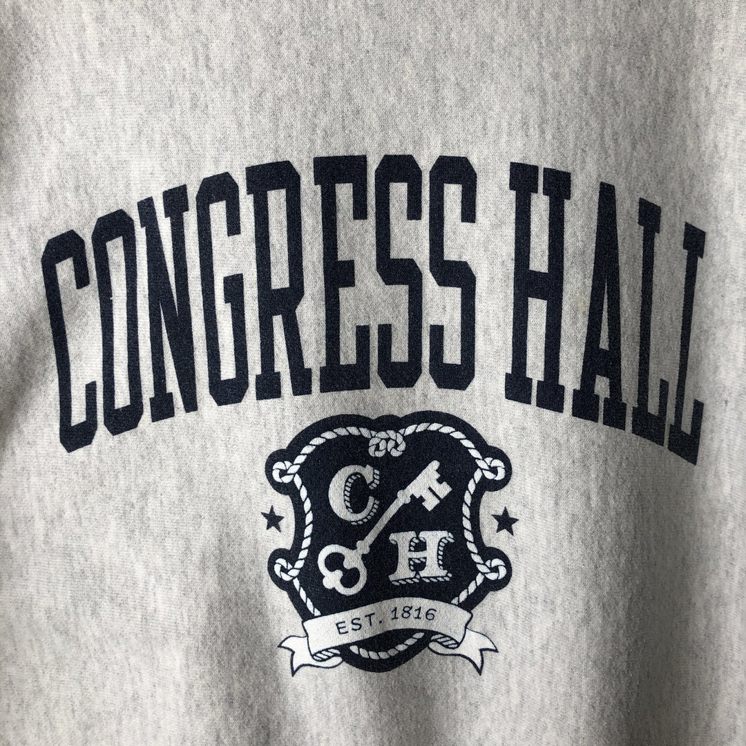 Champion REVERSE WEAVE Reverse Weave Print Sweatshirt, Men's Size Small cotton gray type Vintage Second Hand