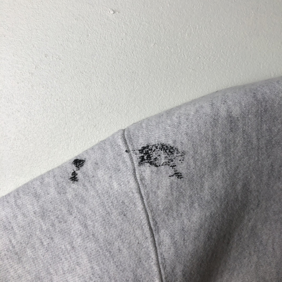 Champion REVERSE WEAVE Reverse Weave Print Sweatshirt, Men's Size Small cotton gray type Vintage Second Hand