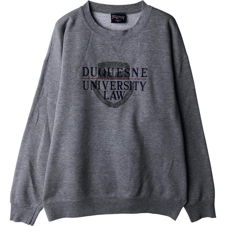 Vintage 90'S Jansport college sweatshirt, made in the USA, size L, men's cotton gray type Vintage Second Hand