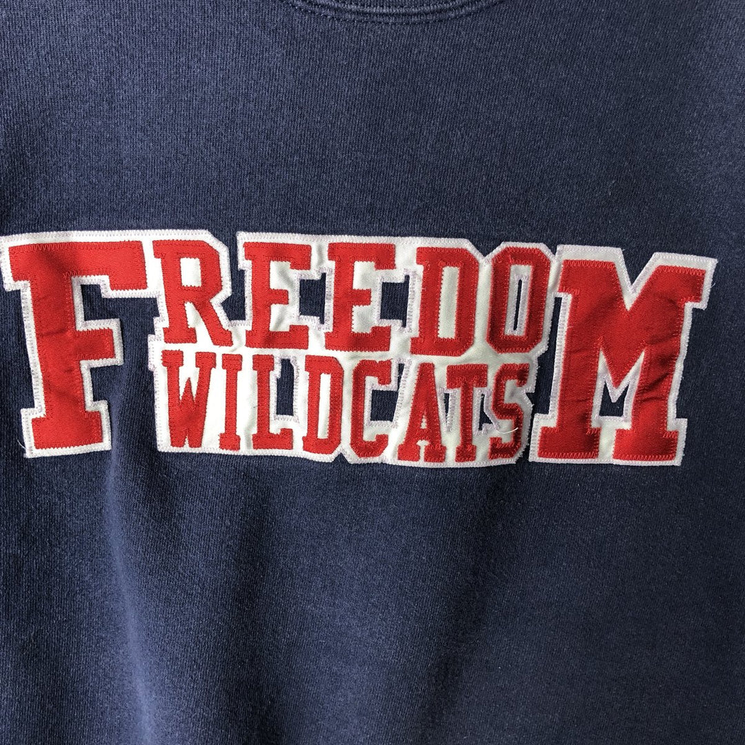 Vintage 90'S Lee sweatshirt, made in the USA, size L, men's cotton navy blue type Vintage Second Hand