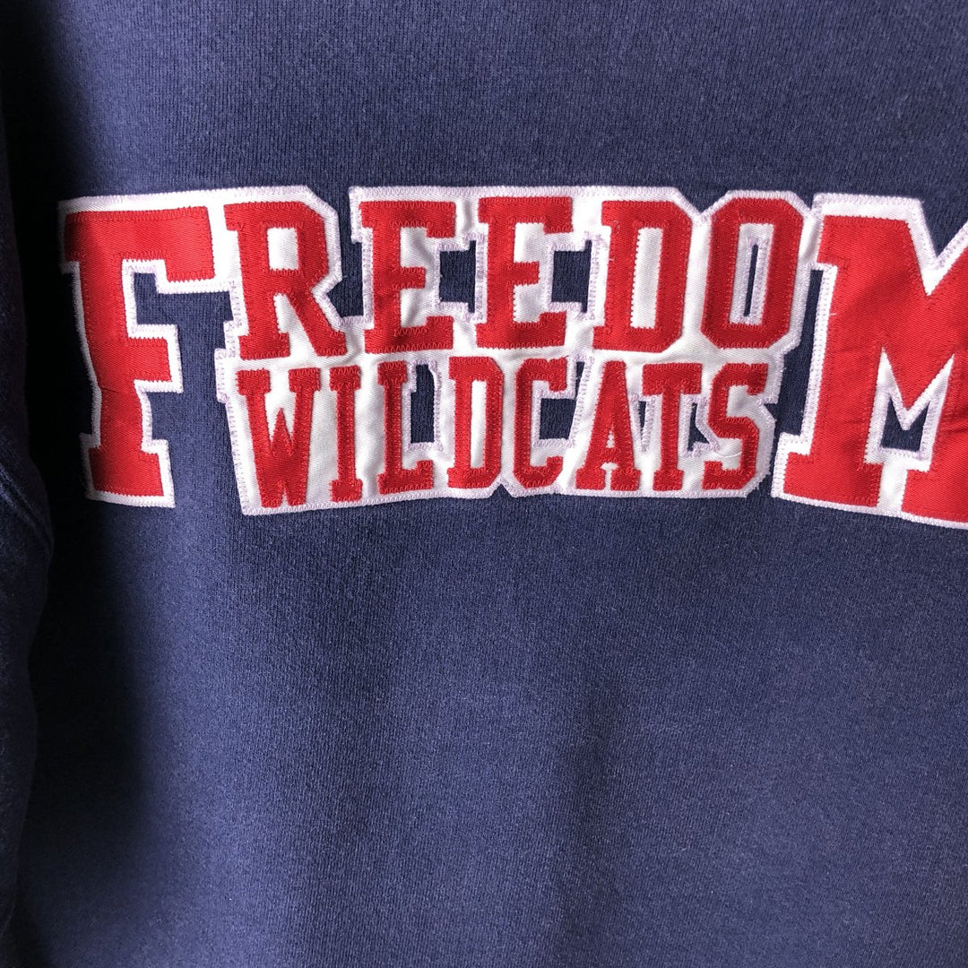 Vintage 90'S Lee sweatshirt, made in the USA, size L, men's cotton navy blue type Vintage Second Hand