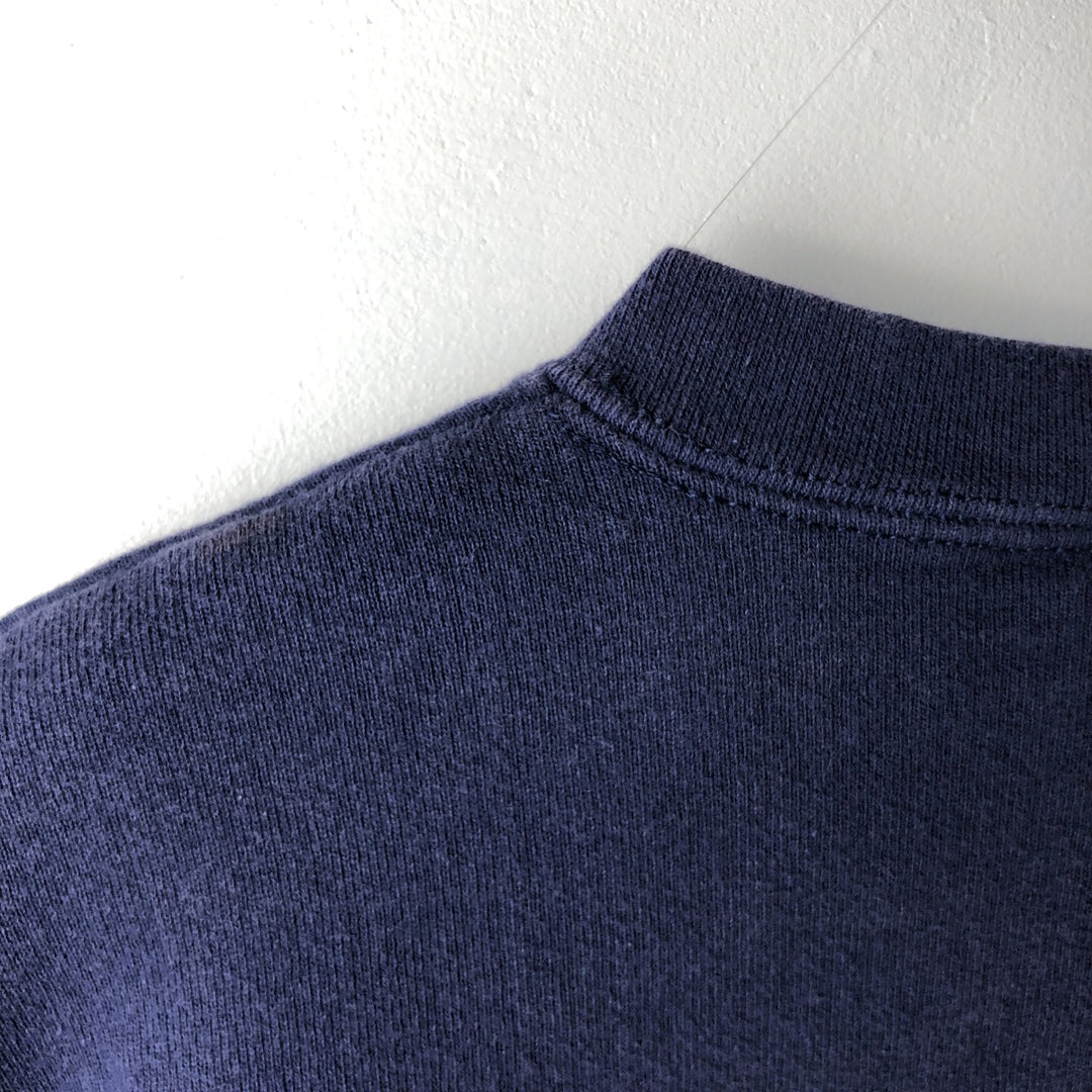 Vintage 90'S Lee sweatshirt, made in the USA, size L, men's cotton navy blue type Vintage Second Hand