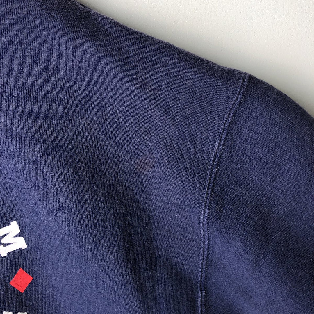 Vintage 90'S Lee sweatshirt, made in the USA, size L, men's cotton navy blue type Vintage Second Hand