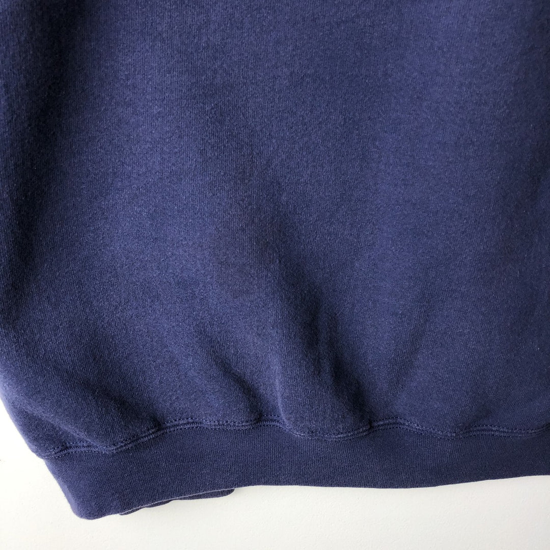 Vintage 90'S Lee sweatshirt, made in the USA, size L, men's cotton navy blue type Vintage Second Hand