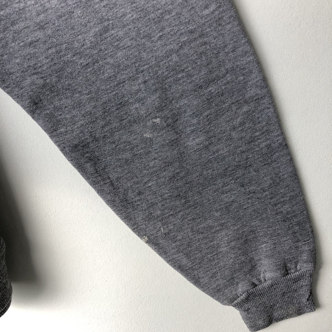Vintage 90'S Russell triple print sweatshirt, made in the USA, size L, men's polyester gray type Vintage Second Hand