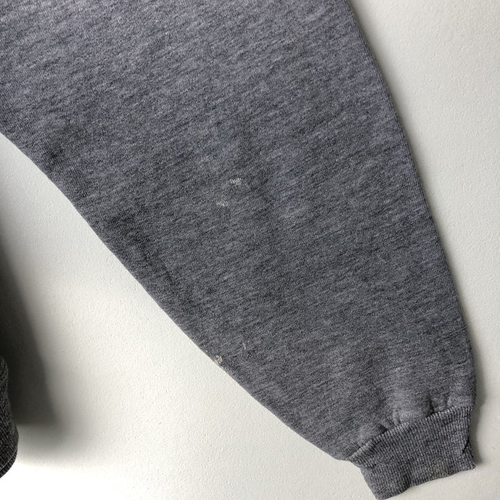 Vintage 90'S Russell triple print sweatshirt, made in the USA, size L, men's polyester gray type Vintage Second Hand