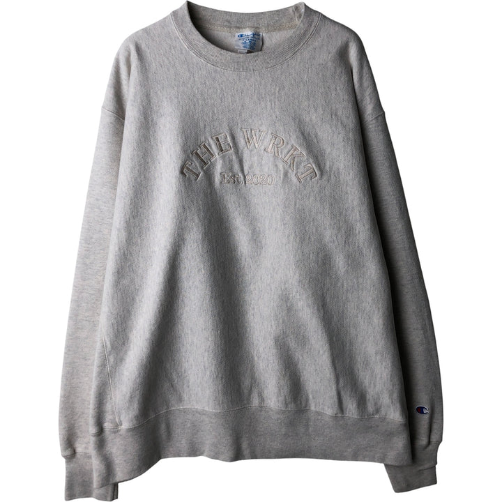 Champion Reverse Weave Sweatshirt, Men's XL cotton gray type Vintage Second Hand