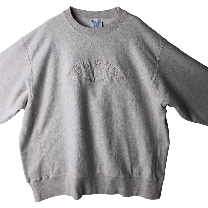 Champion Reverse Weave Sweatshirt, Men's XL cotton gray type Vintage Second Hand