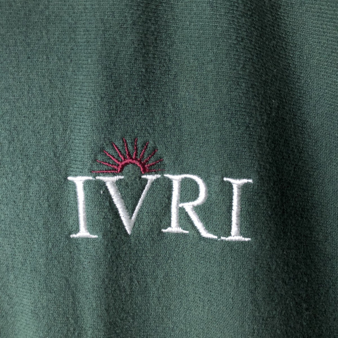 2000'S Champion Premium Reverse Weave Advertising Sweatshirt, Men's XXL cotton dark green Vintage Second Hand