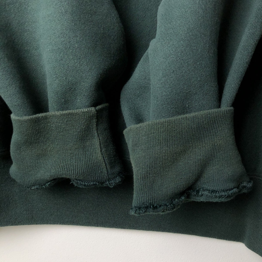2000'S Champion Premium Reverse Weave Advertising Sweatshirt, Men's XXL cotton dark green Vintage Second Hand