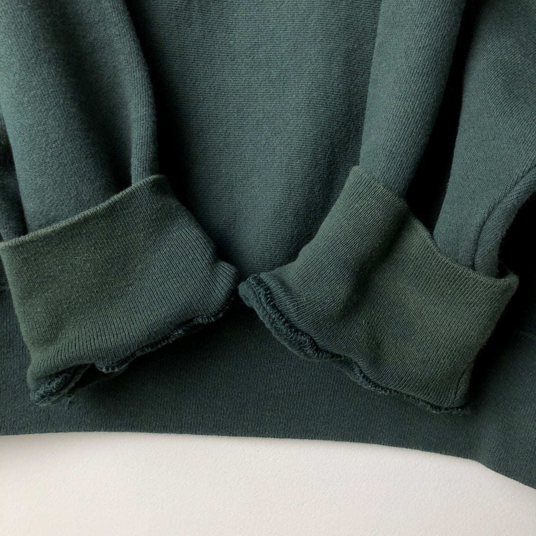 2000'S Champion Premium Reverse Weave Advertising Sweatshirt, Men's XXL cotton dark green Vintage Second Hand