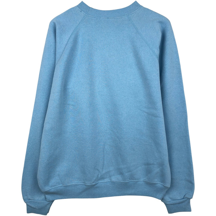 1980'S Hanes Fifty-Fifty Blue Tag Basset Hound Dog Print Animal Sweatshirt, Made in USA, Men's Size XL acrylic Blue type light blue Vintage Second Hand