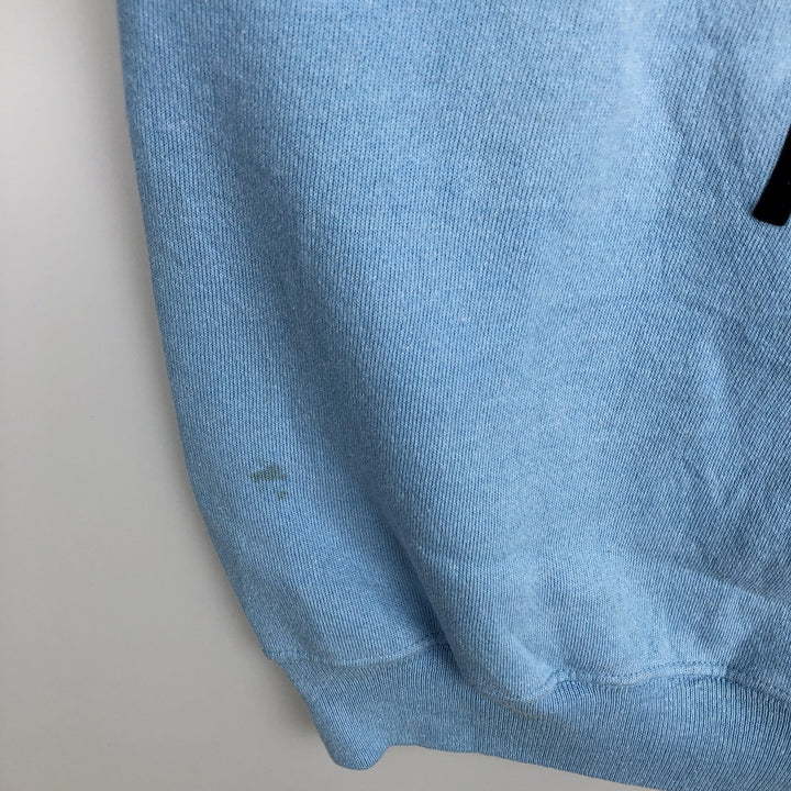 1980'S Hanes Fifty-Fifty Blue Tag Basset Hound Dog Print Animal Sweatshirt, Made in USA, Men's Size XL acrylic Blue type light blue Vintage Second Hand