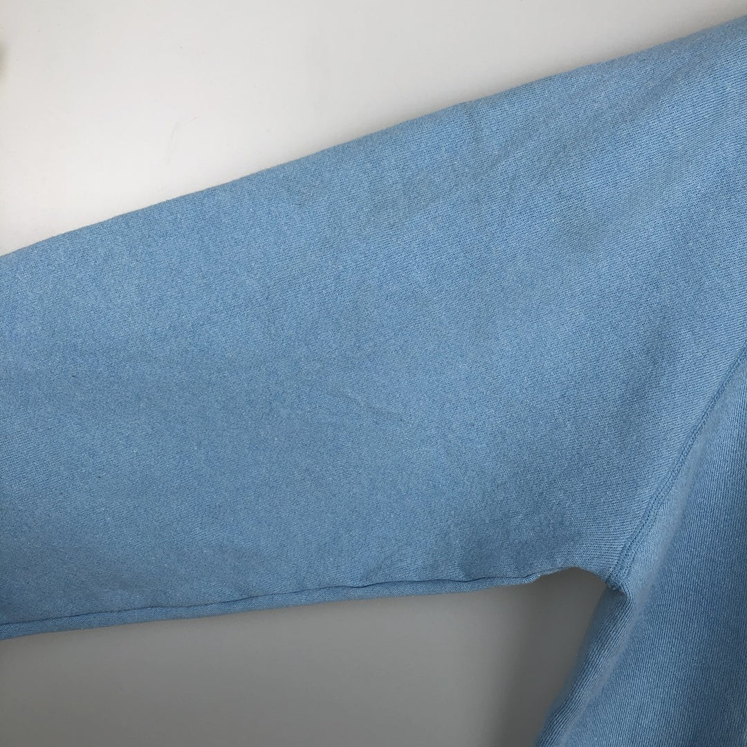 1980'S Hanes Fifty-Fifty Blue Tag Basset Hound Dog Print Animal Sweatshirt, Made in USA, Men's Size XL acrylic Blue type light blue Vintage Second Hand