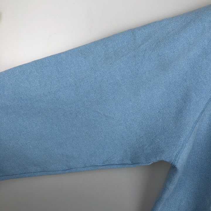 1980'S Hanes Fifty-Fifty Blue Tag Basset Hound Dog Print Animal Sweatshirt, Made in USA, Men's Size XL acrylic Blue type light blue Vintage Second Hand