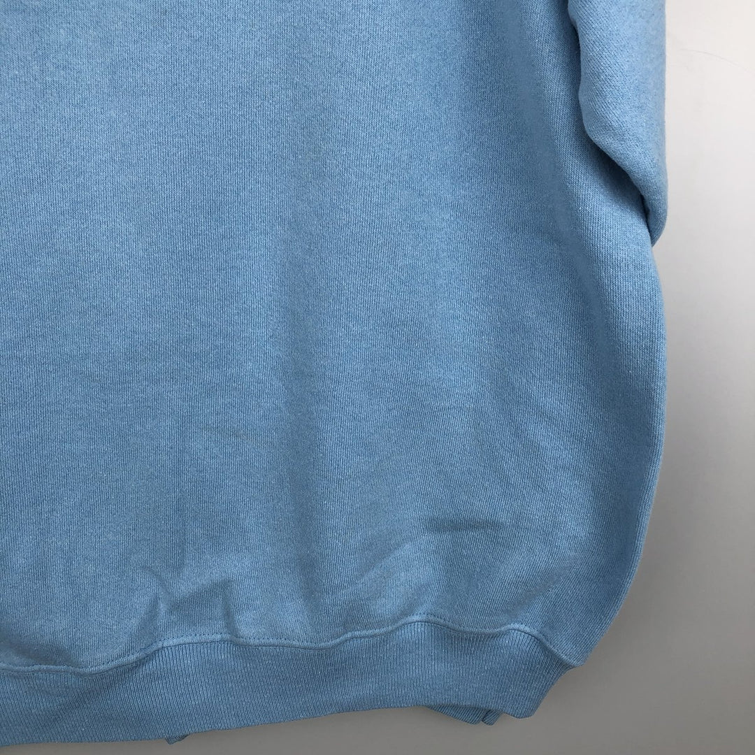1980'S Hanes Fifty-Fifty Blue Tag Basset Hound Dog Print Animal Sweatshirt, Made in USA, Men's Size XL acrylic Blue type light blue Vintage Second Hand