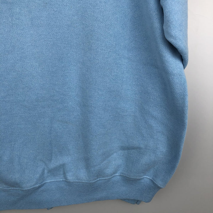 1980'S Hanes Fifty-Fifty Blue Tag Basset Hound Dog Print Animal Sweatshirt, Made in USA, Men's Size XL acrylic Blue type light blue Vintage Second Hand