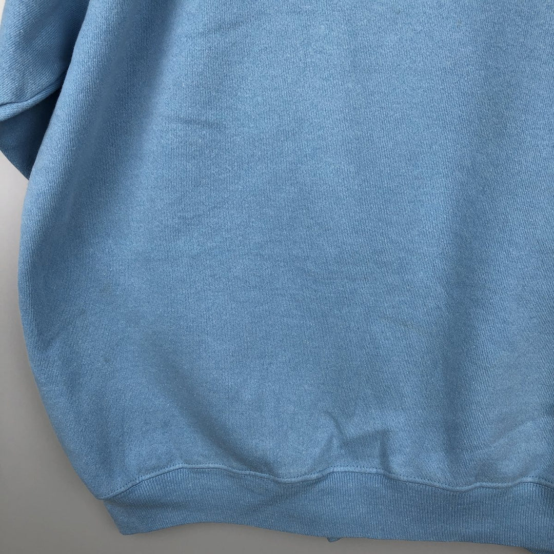 1980'S Hanes Fifty-Fifty Blue Tag Basset Hound Dog Print Animal Sweatshirt, Made in USA, Men's Size XL acrylic Blue type light blue Vintage Second Hand