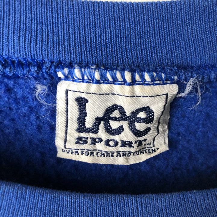 90s-00'S Lee SPORT NFL NEW YORK GIANTS New York Giants Sweatshirt, Men's Size L unclear blue type Vintage Second Hand